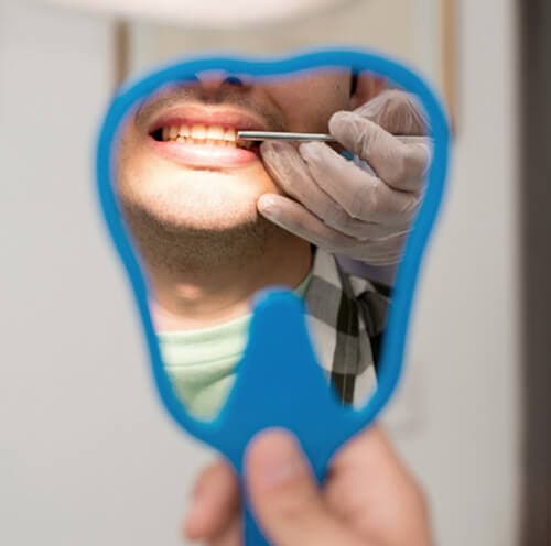 Kontrolle des Behandlungsverlaufs beim Patienten